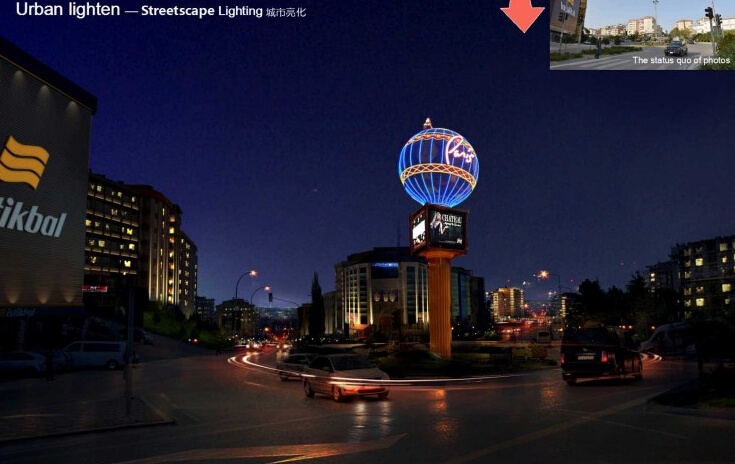 土耳其盖布泽市夜景规划设计